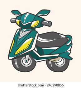 transportation motor theme elements vector, eps