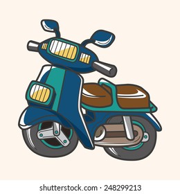 transportation motor theme elements vector, eps