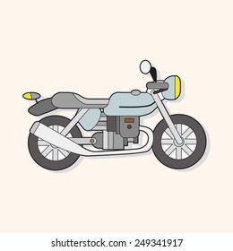 transportation motor theme elements vector, eps