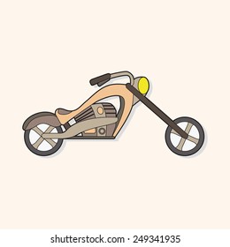 transportation motor theme elements vector, eps