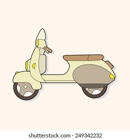 transportation motor theme elements vector, eps