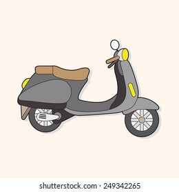 transportation motor theme elements vector, eps