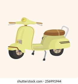 transportation motor theme elements vector, eps