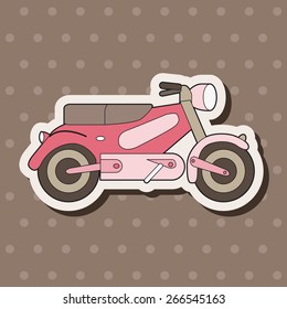 transportation motor theme elements vector, eps