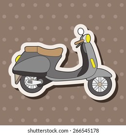 transportation motor theme elements vector, eps