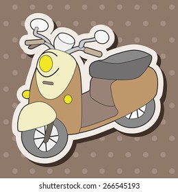 transportation motor theme elements vector, eps