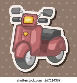 transportation motor theme elements vector, eps