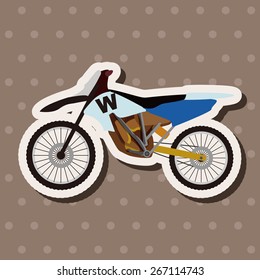 transportation motor theme elements vector, eps