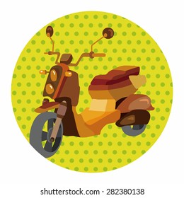 transportation motor theme elements vector, eps