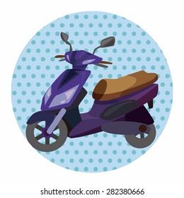 transportation motor theme elements vector, eps