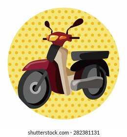 transportation motor theme elements vector, eps