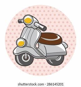 transportation motor theme elements vector, eps