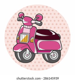 transportation motor theme elements vector, eps