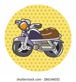 transportation motor theme elements vector, eps
