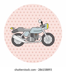transportation motor theme elements vector, eps