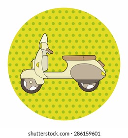 transportation motor theme elements vector, eps