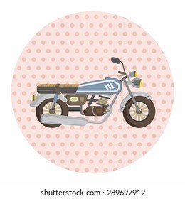 transportation motor theme elements vector, eps
