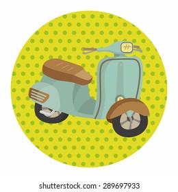 transportation motor theme elements vector, eps