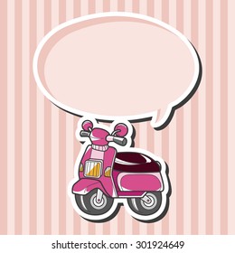 transportation motor theme elements vector, eps