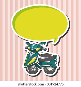 transportation motor theme elements vector, eps