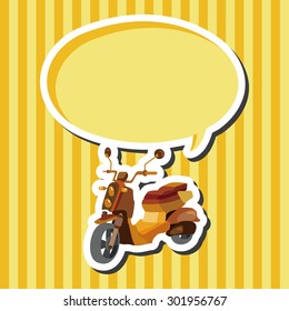 transportation motor theme elements vector, eps