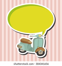 transportation motor theme elements vector, eps
