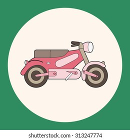 transportation motor theme elements vector, eps