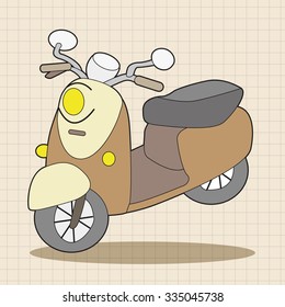 transportation motor theme elements vector, eps