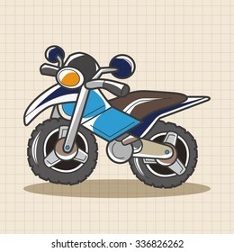 transportation motor theme elements vector, eps