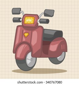 transportation motor theme elements vector, eps