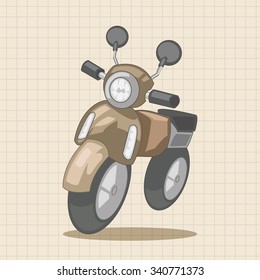 transportation motor theme elements vector, eps