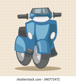 transportation motor theme elements vector, eps