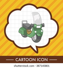 transportation motor theme elements vector, eps