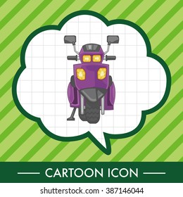 transportation motor theme elements vector, eps