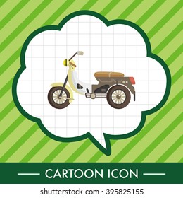 transportation motor theme elements vector, eps