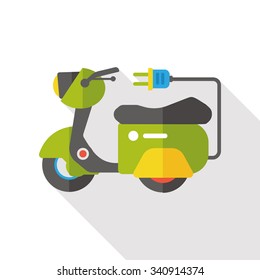 transportation motorcycle flat icon