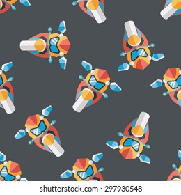Transportation motorcycle flat icon,eps10 seamless pattern background