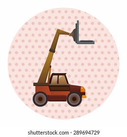 transportation moving truck theme elements