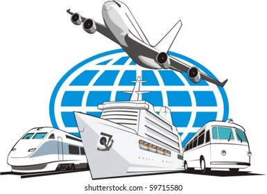 transportation passenger by all means of transport