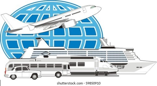 transportation passenger by all means of transport