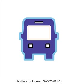 Iconos del sector de Transporte. Ilustración vectorial de color simple.