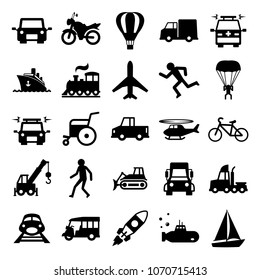 Transportation set icon in trendy flat style isolated on white background. Symbol for your web site design, logo, app, UI. Vector illustration, EPS