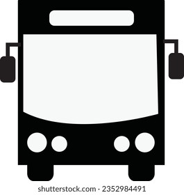 Transporte - conjunto de iconos vectoriales de línea. Conjunto de iconos de bus. Símbolo de transporte en estilo lineal. Vector