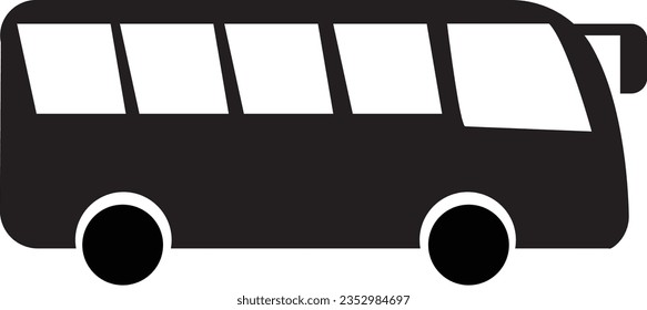 Transportation - set of line vector icons. Bus icon set. Transport symbol in linear style. Vector
