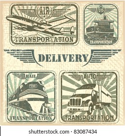 Transportation set stamp