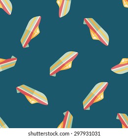 Transportation ship flat icon,eps10 seamless pattern background
