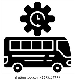 Transportation Simple Icon Vector Illustration Concept