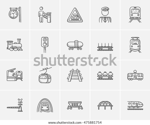 Transportation sketch icon set for web,\
mobile and infographics. Hand drawn transportation icon set.\
Transportation vector icon set. Transportation icon set isolated on\
white\
background.