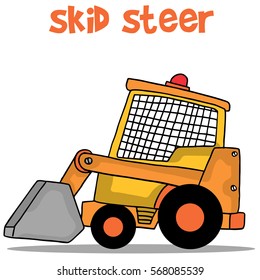 Transportation of skid steer vector collection stock