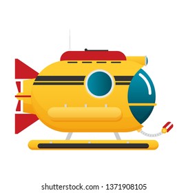 Transportation Submarine flat icon